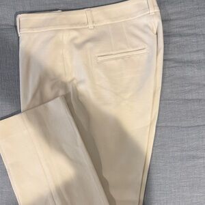 White House Black Market Cream Women's Elle Boot Cut Pants